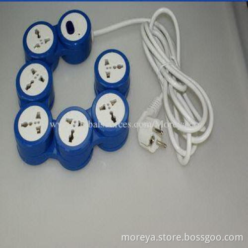 360-degree flexible universal extension socket